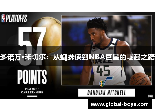 多诺万·米切尔：从蜘蛛侠到NBA巨星的崛起之路